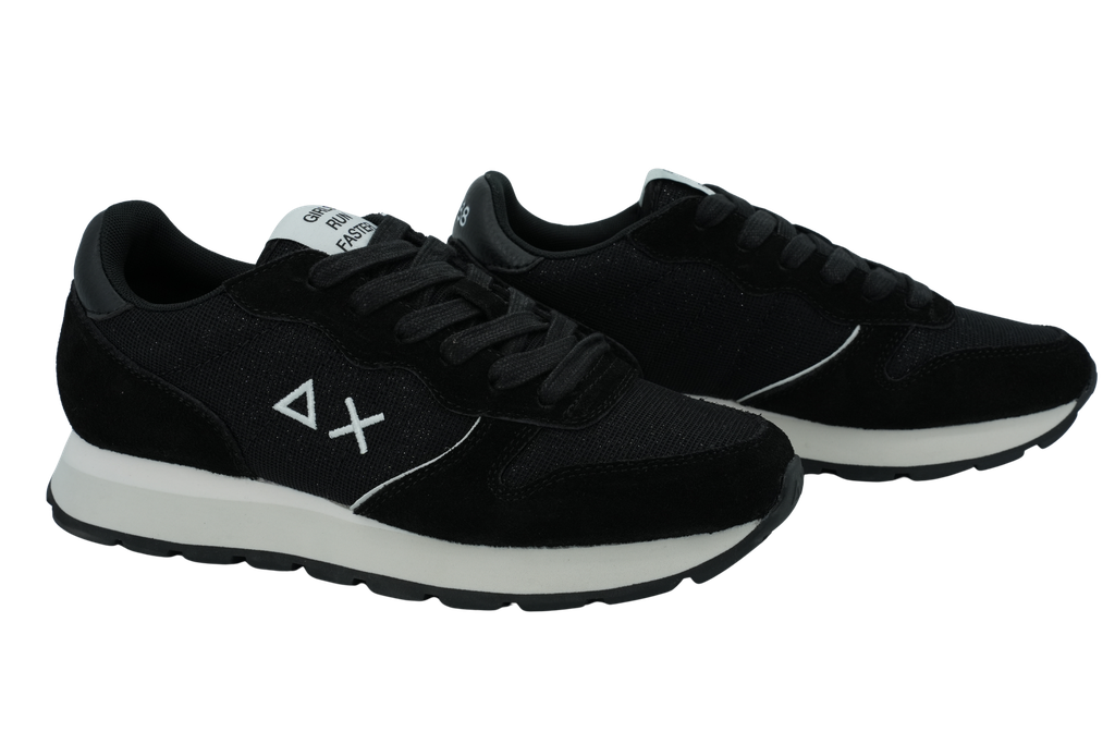 SUN68 - BASKETS "ALLY GLITTER" NOIRES