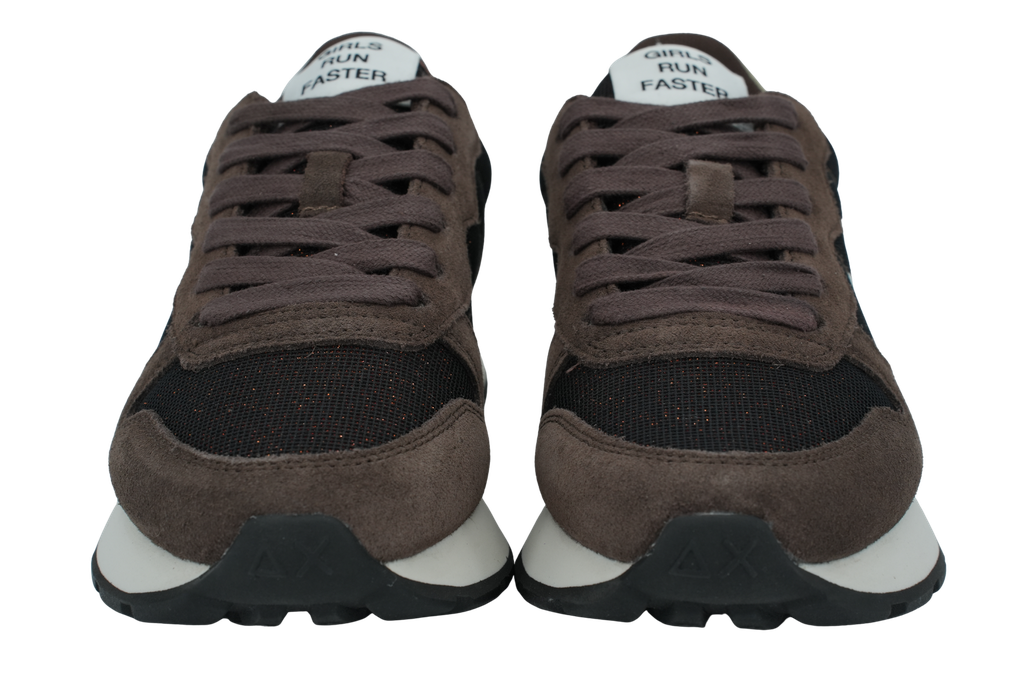 SUN68 - BASKETS "ALLY GLITTER" MARRONS