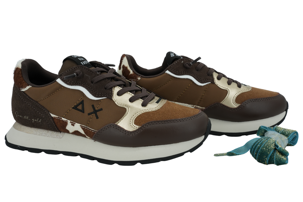 SUN68 - BASKETS "ALLY MIX" MARRONS