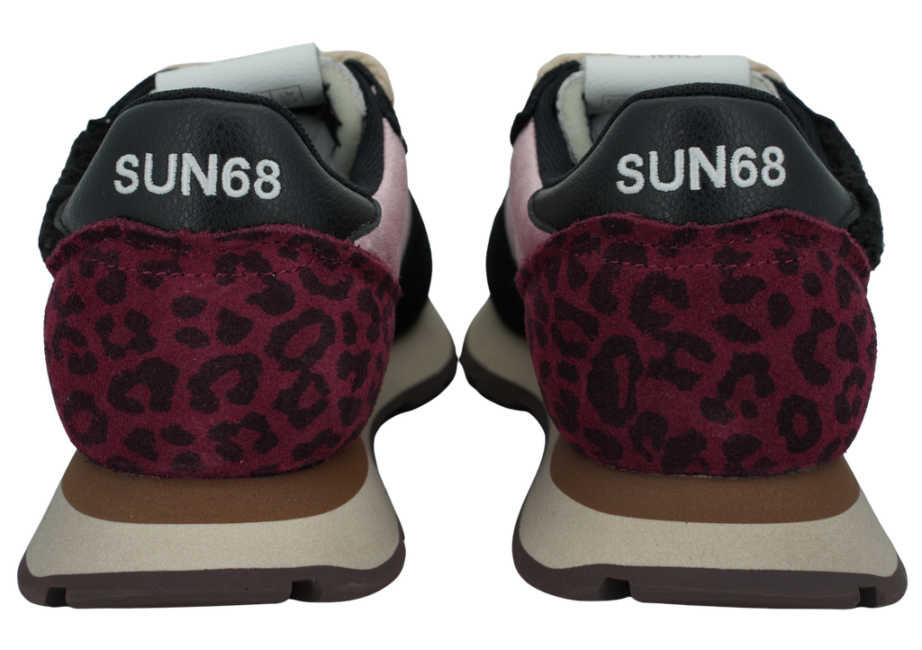SUN68 - BASKETS "ALLY WINTER" NOIRES ET ROSES
