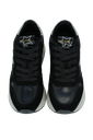 SUN68 - BASKETS "BIG STARGIRL GLITTER" NOIRES