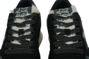 SUN68 - BASKETS "STARGIRL ANIMALIER" NOIRES ET BEIGES