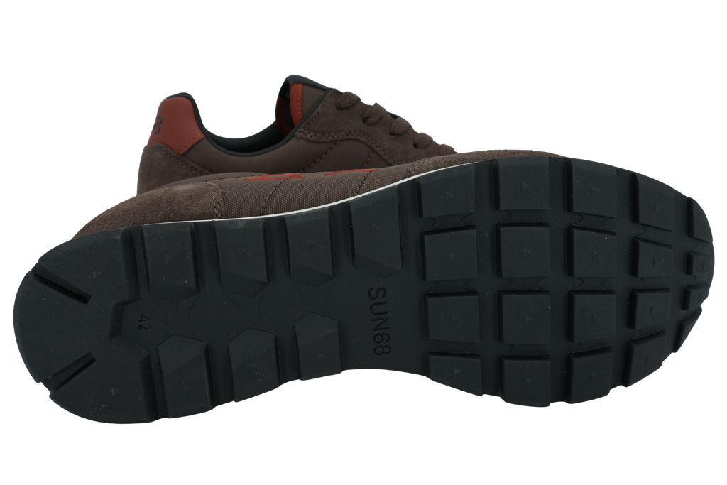 SUN68 - BASKETS "TOM SOLID" MARRONS