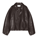 CATWALK JUNKIE - VESTE EN CUIR VÉGAN MARRON
