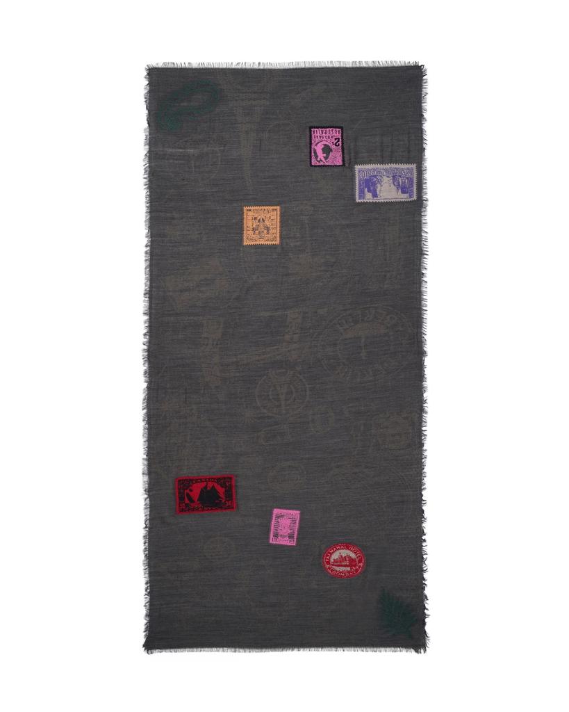 MOMENT IN MAY - FOULARD "BARBARA" KAKI