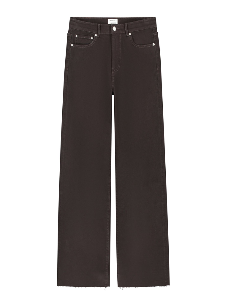 CATWALK JUNKIE - JEANS LOOSE MARRON