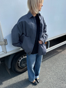 CATWALK JUNKIE - VESTE À CARREAUX MATELASSÉE LÉGÈRE BLEUE MARINE