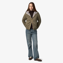 K-WAY - VESTE "DEVA LIGHT SPACER FUR DOUBLE" KAKI