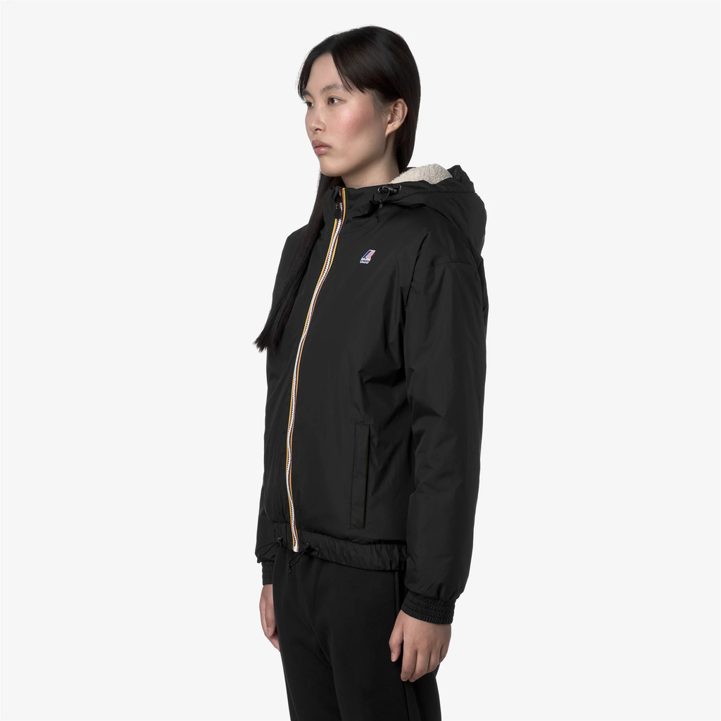 K-WAY - VESTE "LE VRAI 4.0 ALBINE ORSETTO" NOIRE