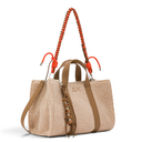 SUN68 - SAC CABAS BANDOULIÈRE TEDDY BEIGE