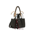 SUN68 - SAC MINI EN COTON NOIR PAILLETÉ
