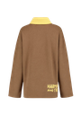 HARPER AND YVE - SWEAT "POLLIE" BRUN ET JAUNE