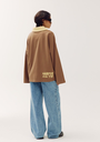 HARPER AND YVE - SWEAT "POLLIE" BRUN ET JAUNE
