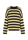 HARPER AND YVE - PULLOVER "ALICE" JAUNE ET BRUN