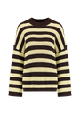 HARPER AND YVE - PULLOVER "ALICE" JAUNE ET BRUN
