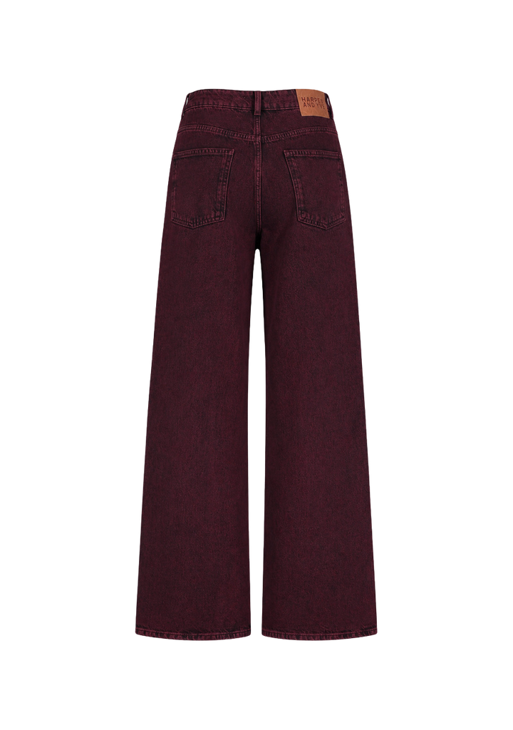 HARPER AND YVE - JEANS "CHARISSA" BORDEAUX