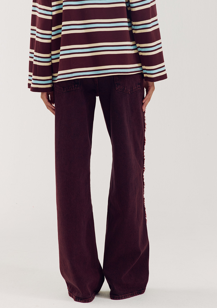 HARPER AND YVE - JEANS "CHARISSA" BORDEAUX