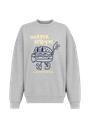 HARPER AND YVE - PULLOVER "MOODFORFOOD" GRIS