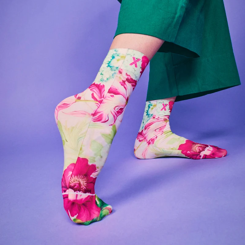 XPOOOS - CHAUSSETTES FINES "HOSIERY FLORA"
