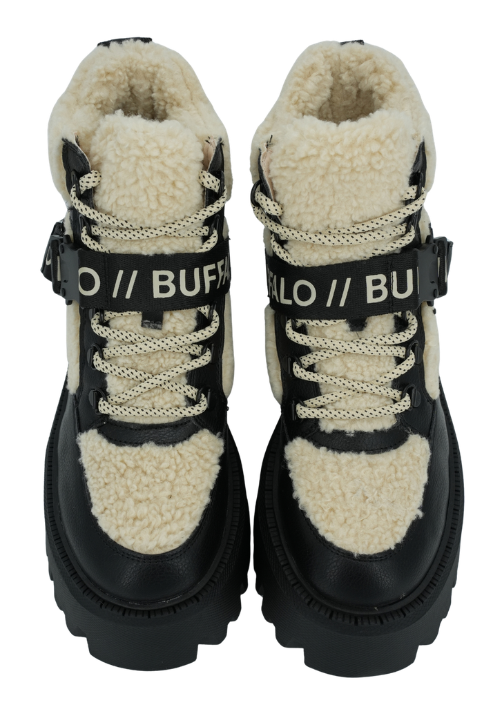 BUFFALO - BASKETS "ASPEN MID WARM" NOIRES ET BEIGES