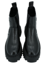 BUFFALO - BOOTS CHELSEA "ASPEN" CROCO NOIRES