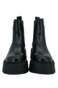 BUFFALO - BOOTS CHELSEA "ASPEN" CROCO NOIRES