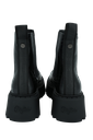 BUFFALO - BOOTS CHELSEA "ASPEN" CROCO NOIRES