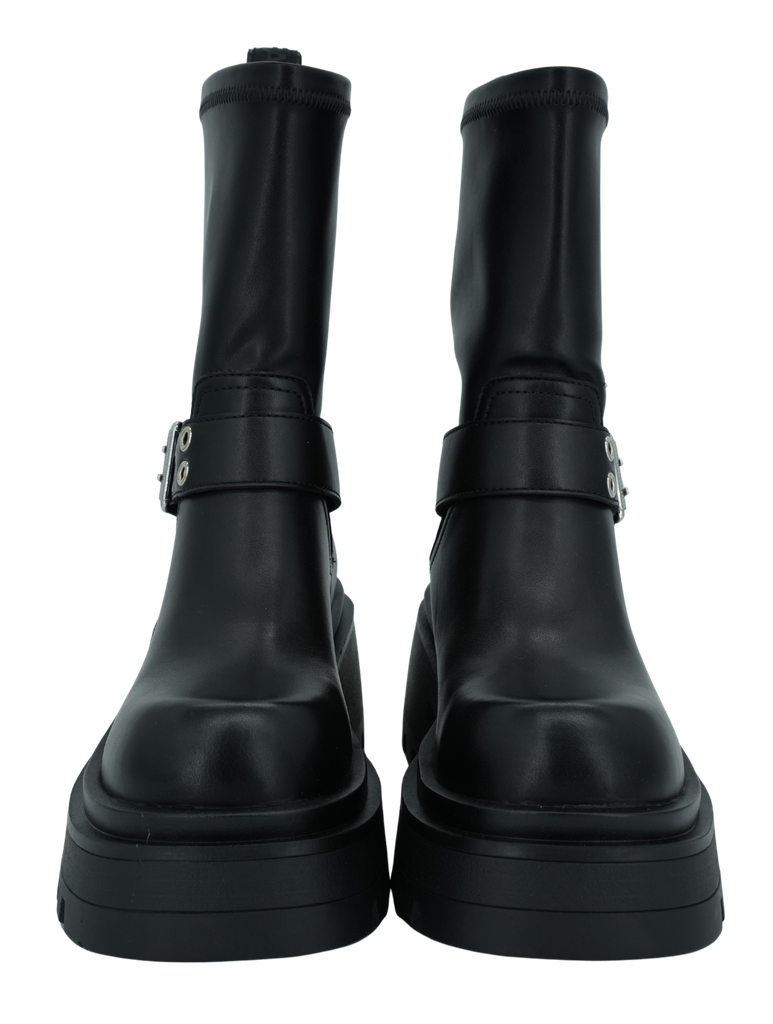BUFFALO - BOOTS "LIV SOCK" NOIRES