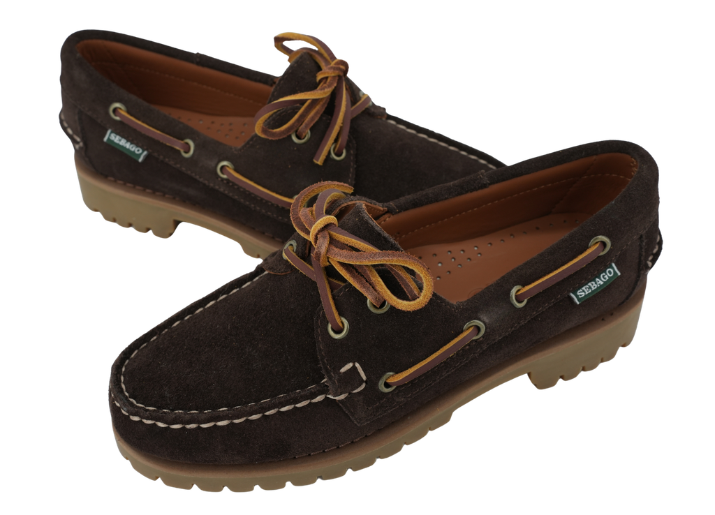 SEBAGO - MOCASSINS "RANGER SUEDE" MARRONS