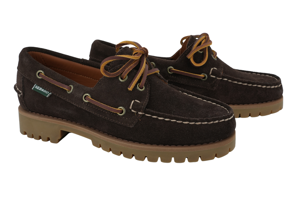 SEBAGO - MOCASSINS "RANGER SUEDE" MARRONS