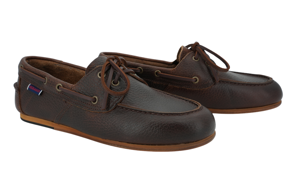 SEBAGO - MOCASSINS DOCKSIDES "OWEN TUMBLED" BRUNS
