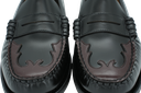 SEBAGO - MOCASSINS "DAN SCARABEO" NOIRS ET BORDEAUX