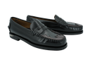 SEBAGO - MOCASSINS "DAN SCARABEO" NOIRS ET BORDEAUX