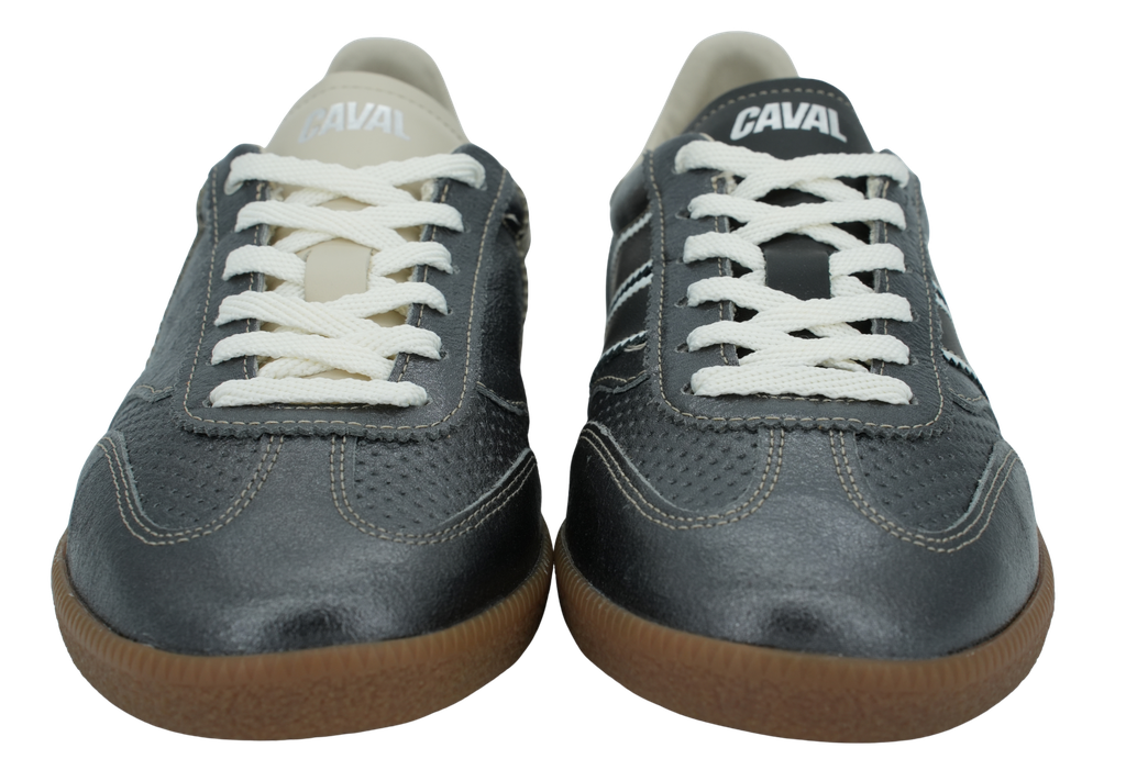 CAVAL - BASKETS "PULSE" NOIRES MÉTALLIQUES