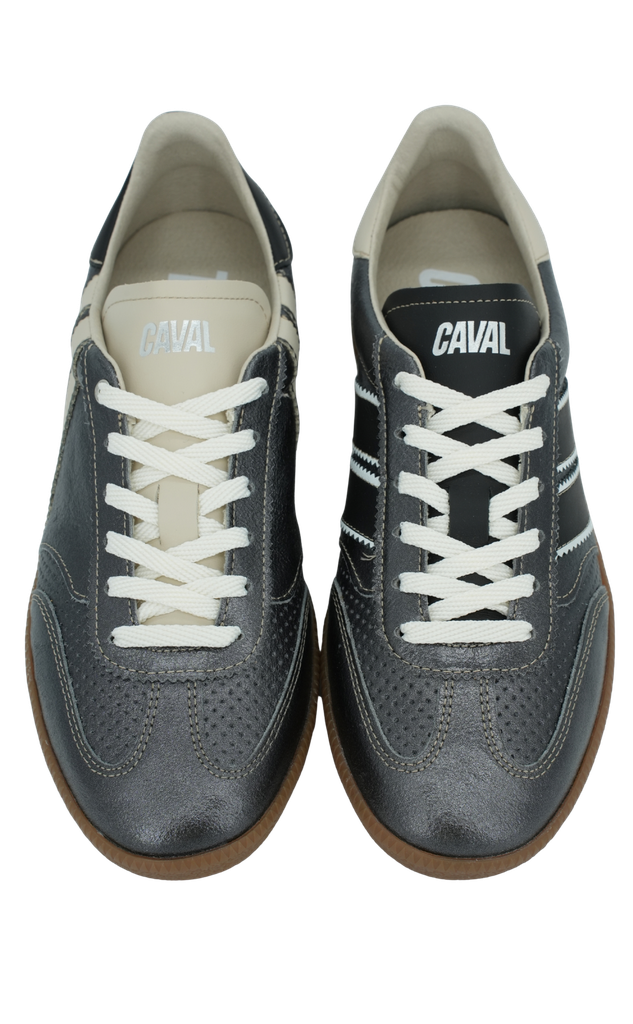 CAVAL - BASKETS "PULSE" NOIRES MÉTALLIQUES