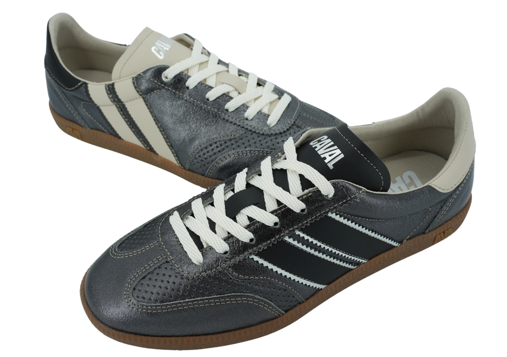 CAVAL - BASKETS "PULSE" NOIRES MÉTALLIQUES