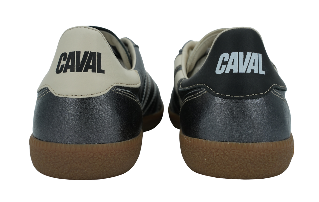 CAVAL - BASKETS "PULSE" NOIRES MÉTALLIQUES