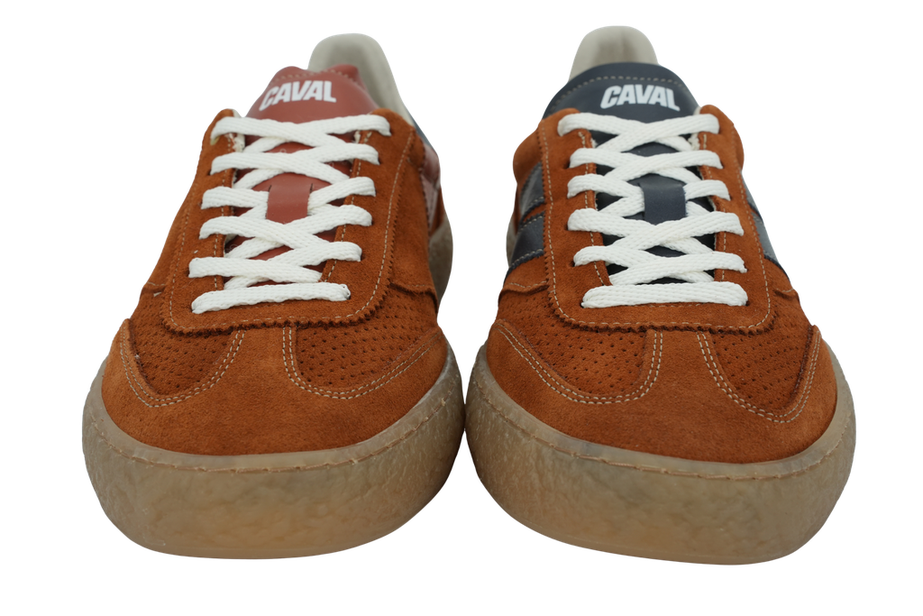 CAVAL - BASKETS "HIGH PULSE" OCRES ET VERTES