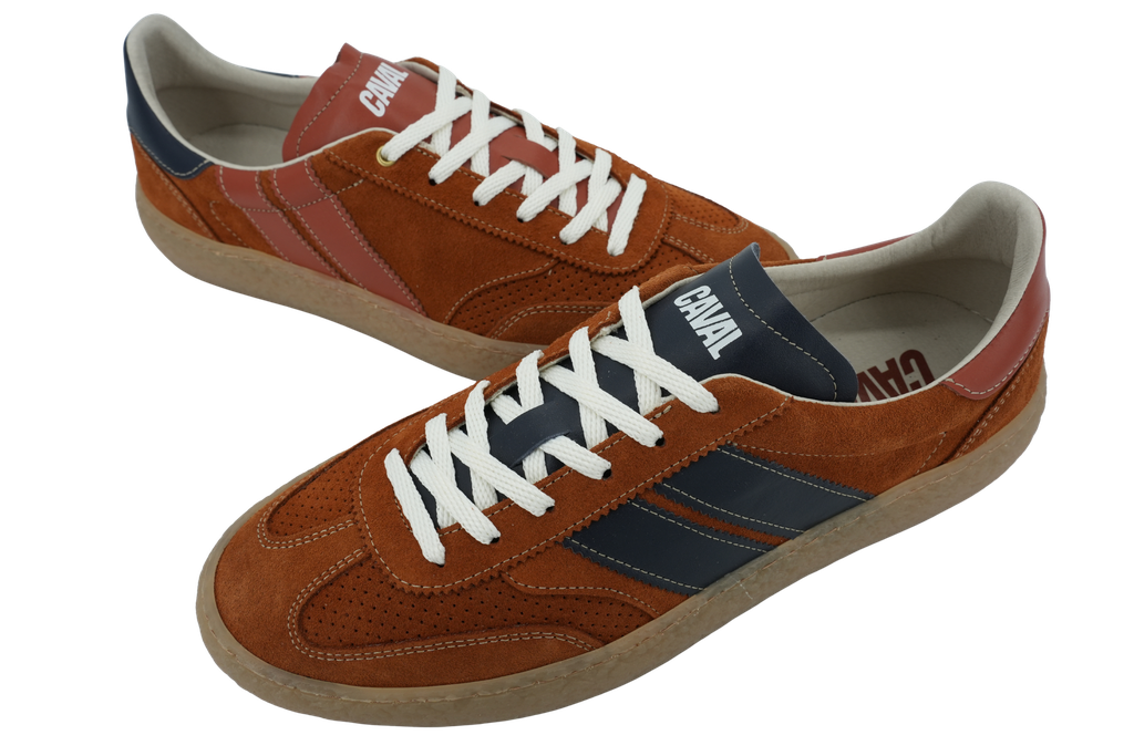 CAVAL - BASKETS "HIGH PULSE" OCRES ET VERTES