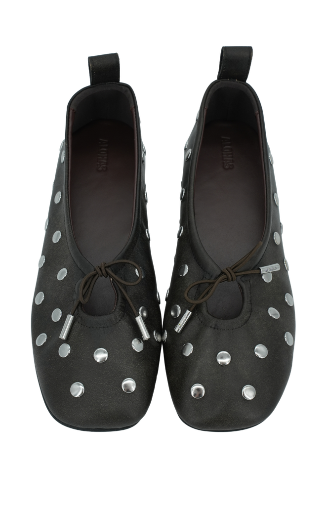 ALOHAS - BALLERINES "ROSALIND" MARRONS