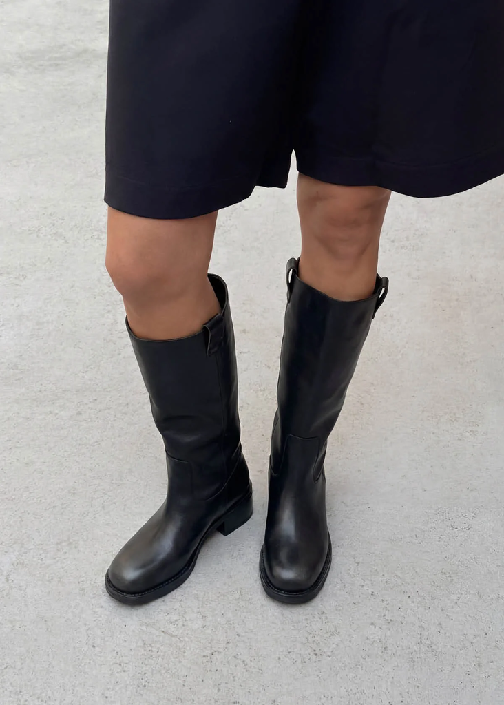 ALOHAS - BOTTES "SAJAN VINTAGE" NOIRES