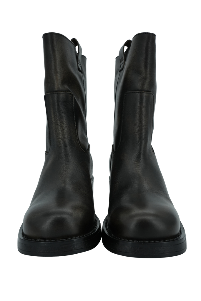 ALOHAS - BOTTINES "RAJAN VINTAGE" MARRONS