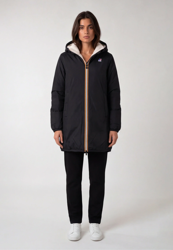 K-WAY - VESTE "JACINTHE ORSETTO" NOIRE