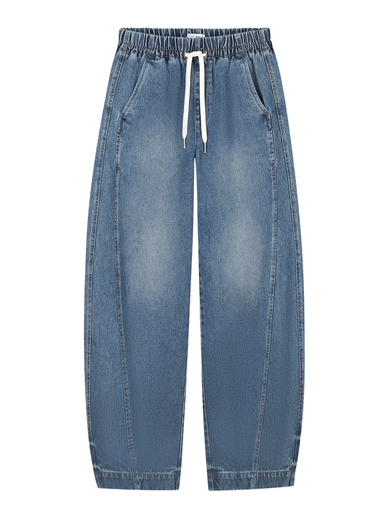 CATWALK JUNKIE - JEANS JOGGER BARREL BLEU FONCÉ