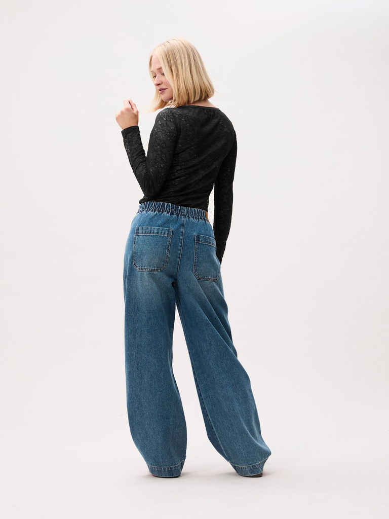 CATWALK JUNKIE - JEANS JOGGER BARREL BLEU FONCÉ