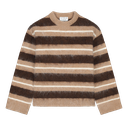 CATWALK JUNKIE - PULLOVER LIGNÉ BEIGE ET BRUN