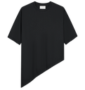 CATWALK JUNKIE - T-SHIRT ASYMÉTRIQUE NOIR