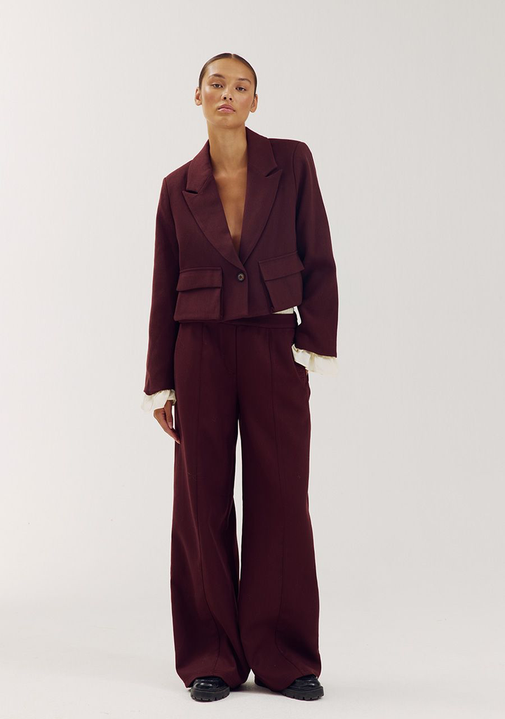 HARPER AND YVE - BLAZER COURT "IVY" BORDEAUX