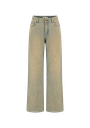 HARPER AND YVE - JEANS "YVE" À PAILLETTES TAUPE