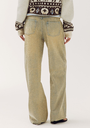 HARPER AND YVE - JEANS "YVE" À PAILLETTES TAUPE